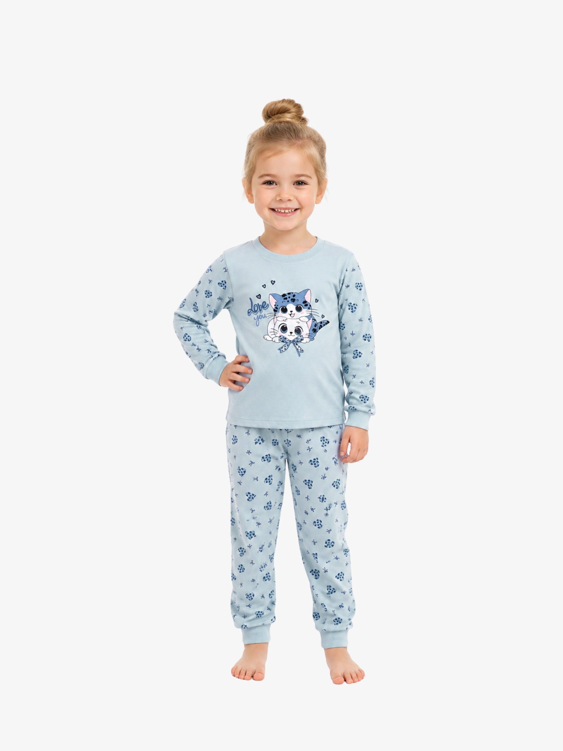 Pijama Bumbac “Didi”, Turcoaz