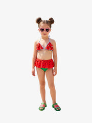 Costum de baie “Selkie”, Rosu
