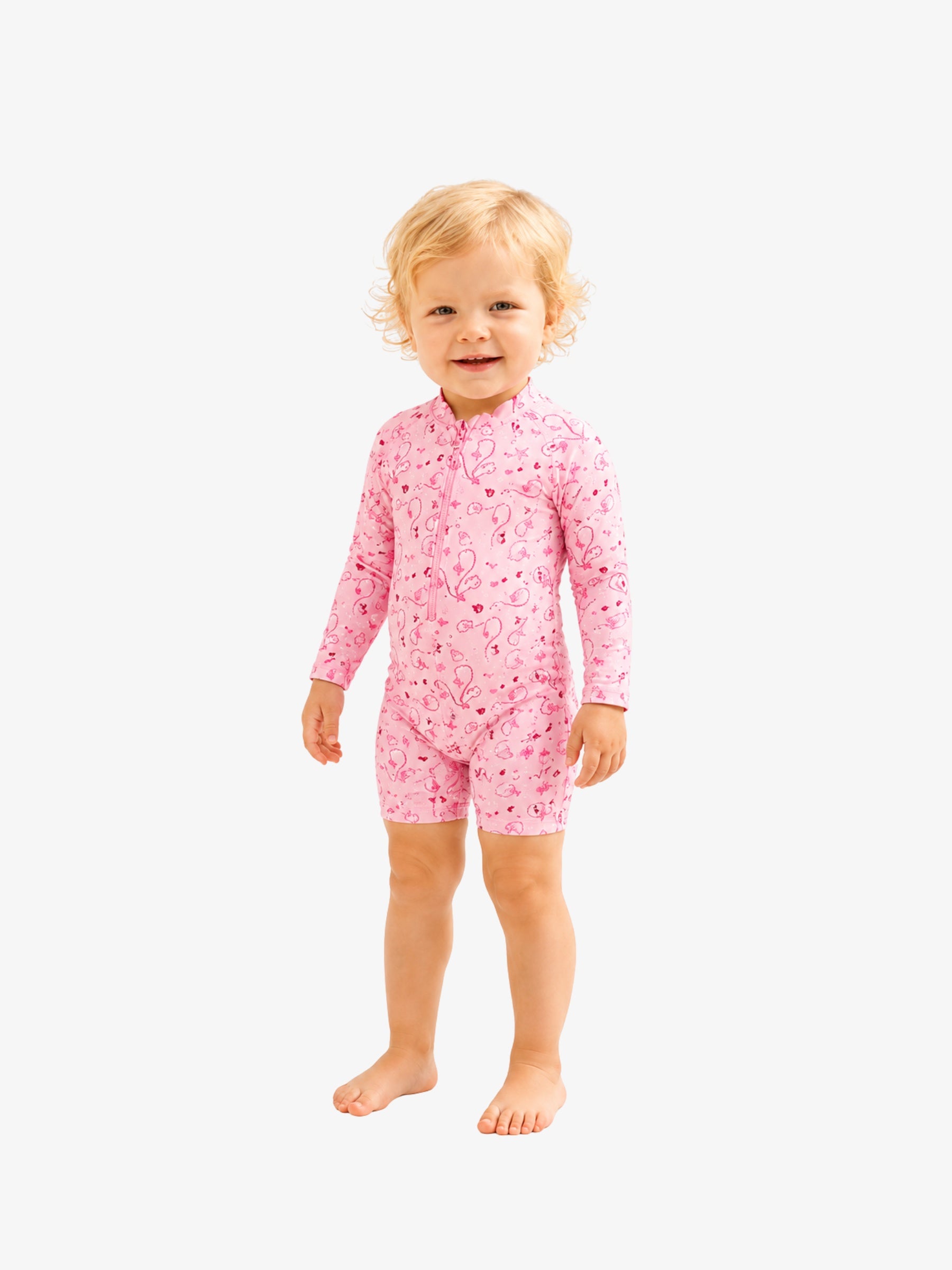 Costum de baie “Delmare”, Roz
