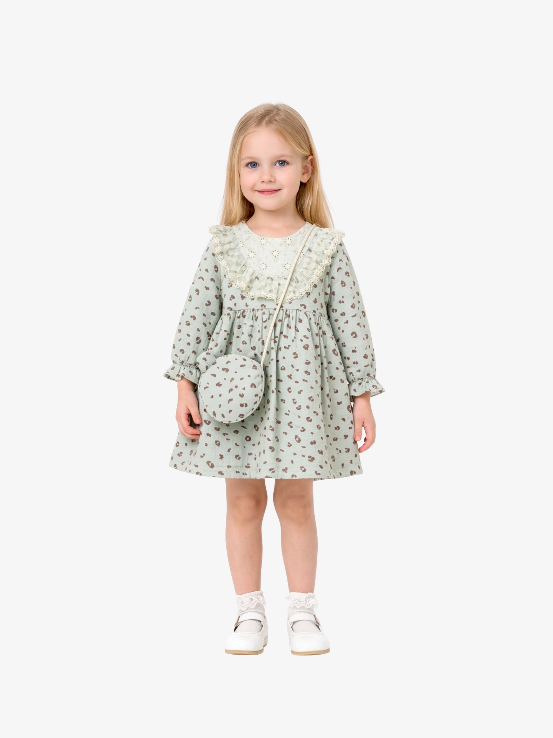 Rochie Eleganta si Gentuta “Ivy”, Verde