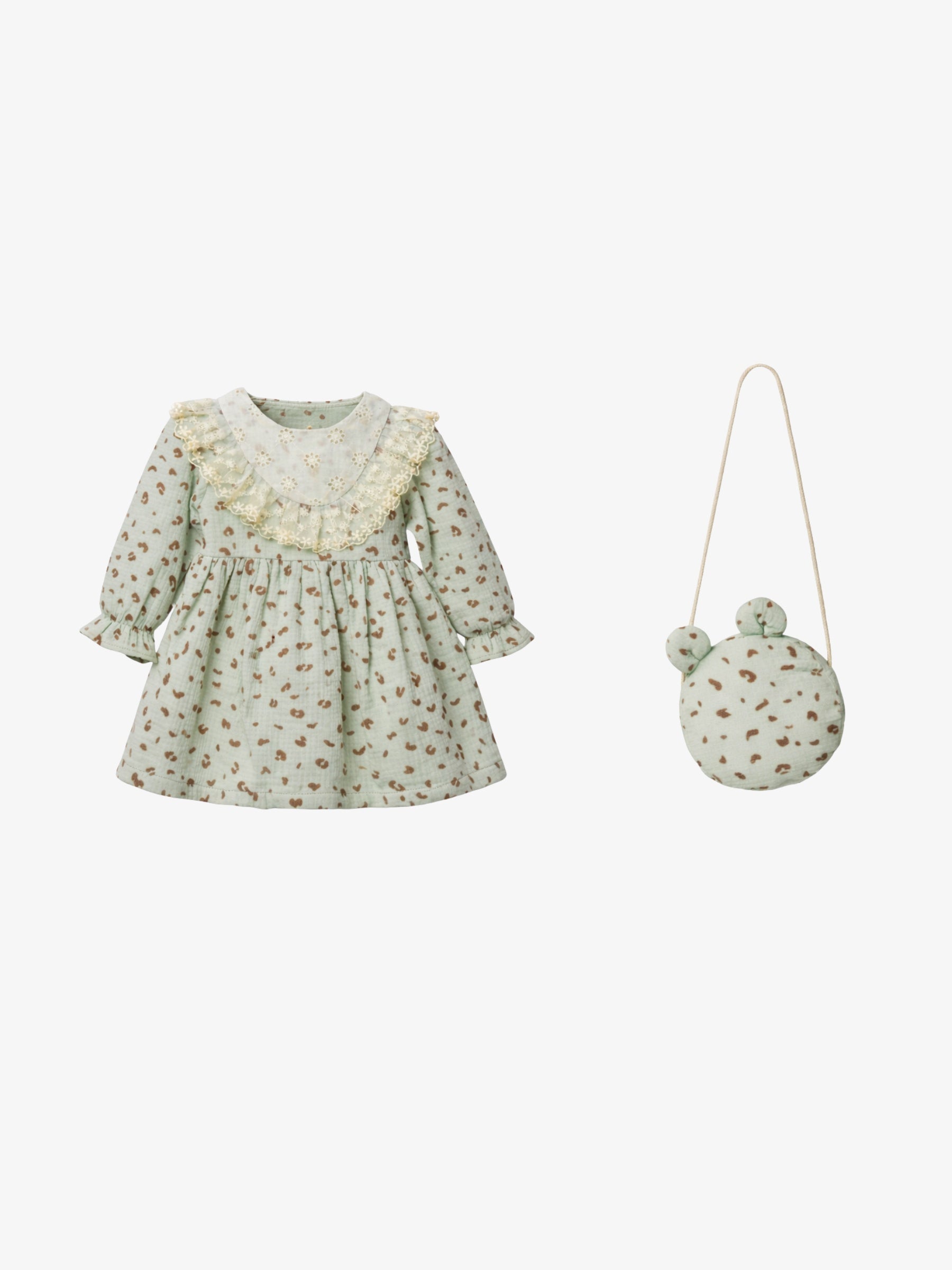 Rochie Eleganta si Gentuta “Ivy”, Verde