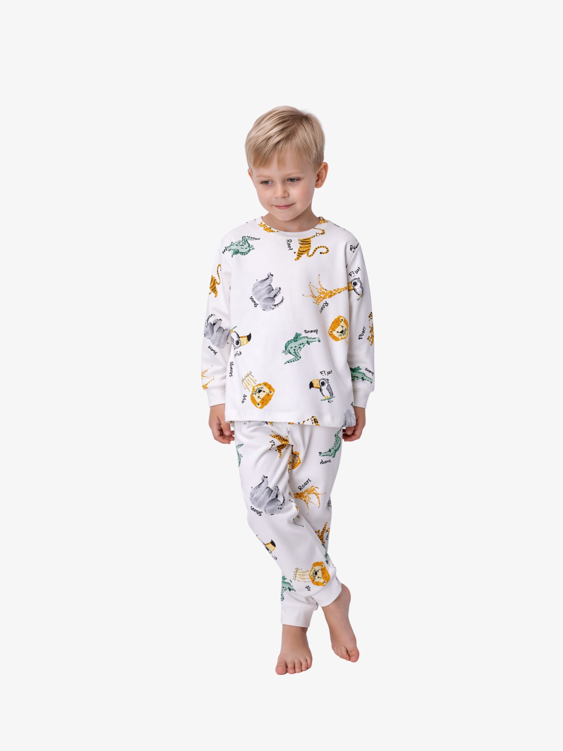 Pijama Confortabila “Luca”, Imprimeu Savana