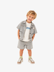 Set Denim, “Nico”, Gri Inchis