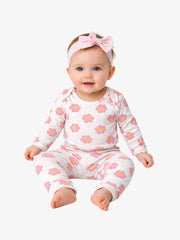 Set “Lizzy”, Imprimeu Floral, Roz
