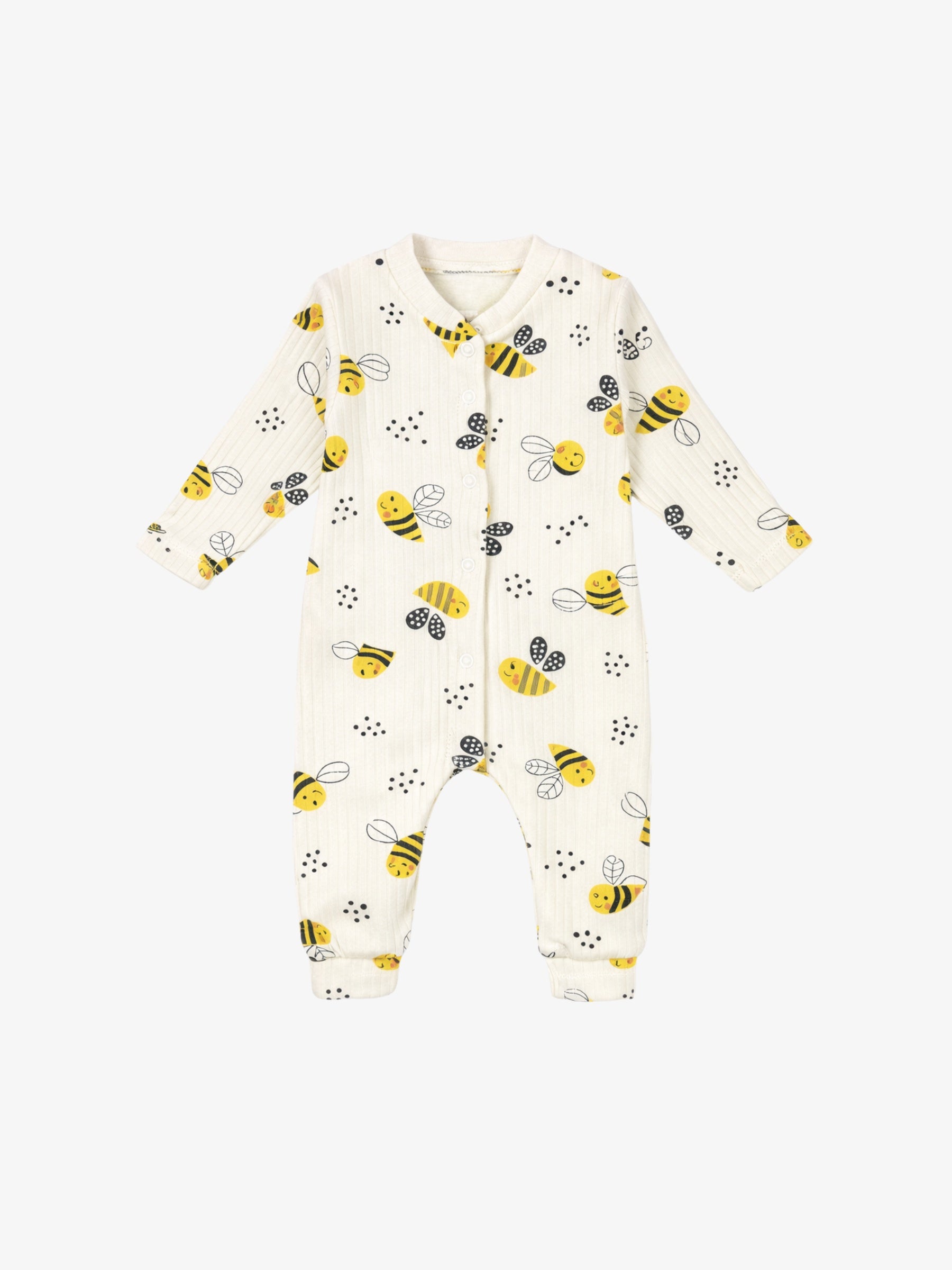 Salopeta “Bee”, Imprimeu Albine, Galben