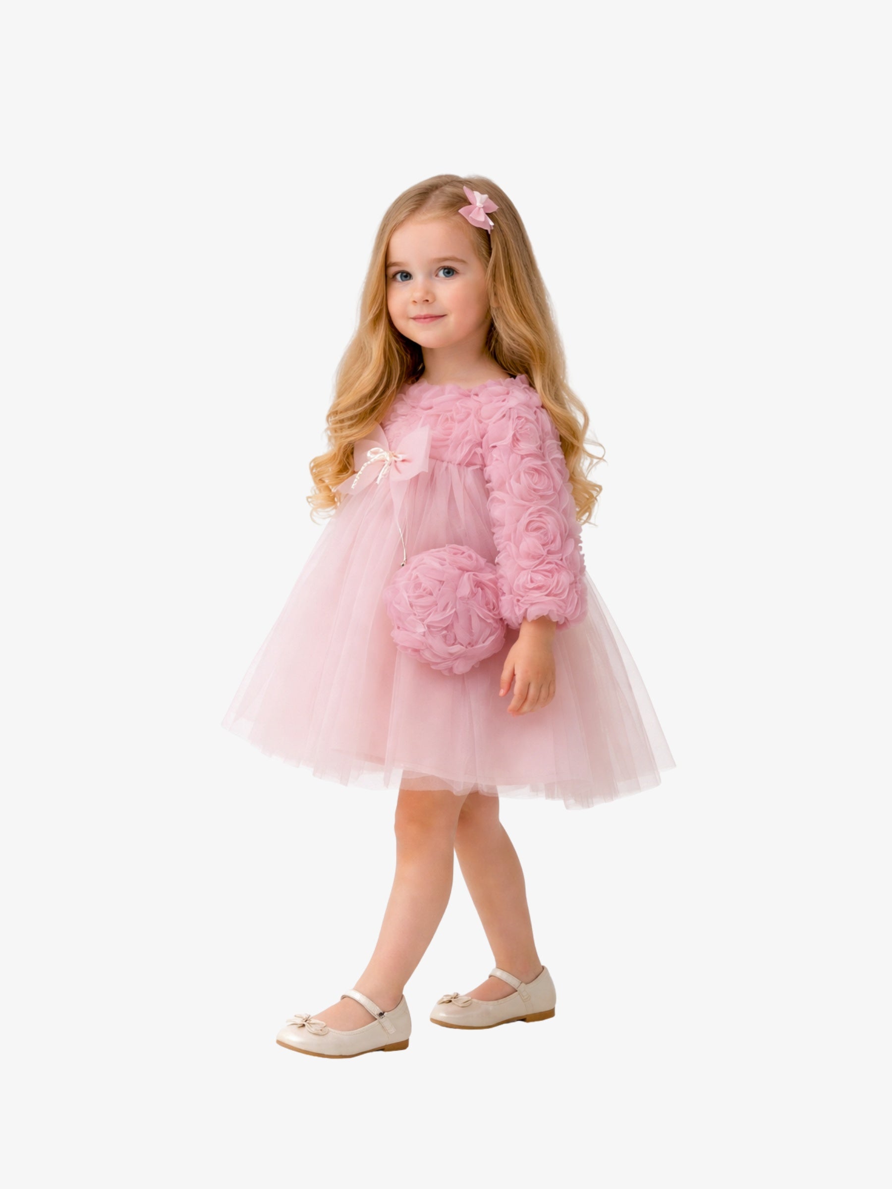 Rochie Eleganta si Gentuta “Zeny”, Roz