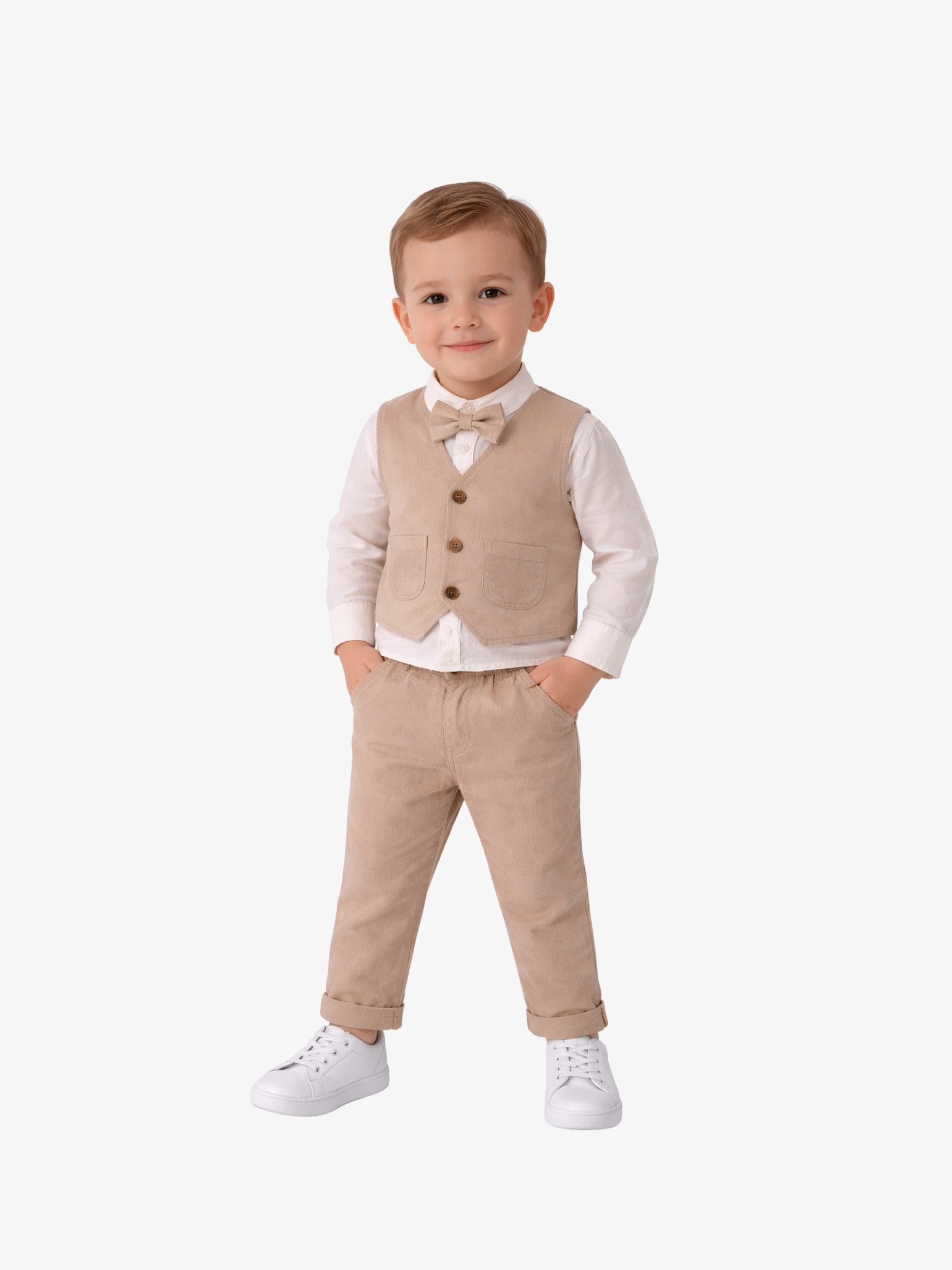 Costum Elegant “Iacob”, Bej
