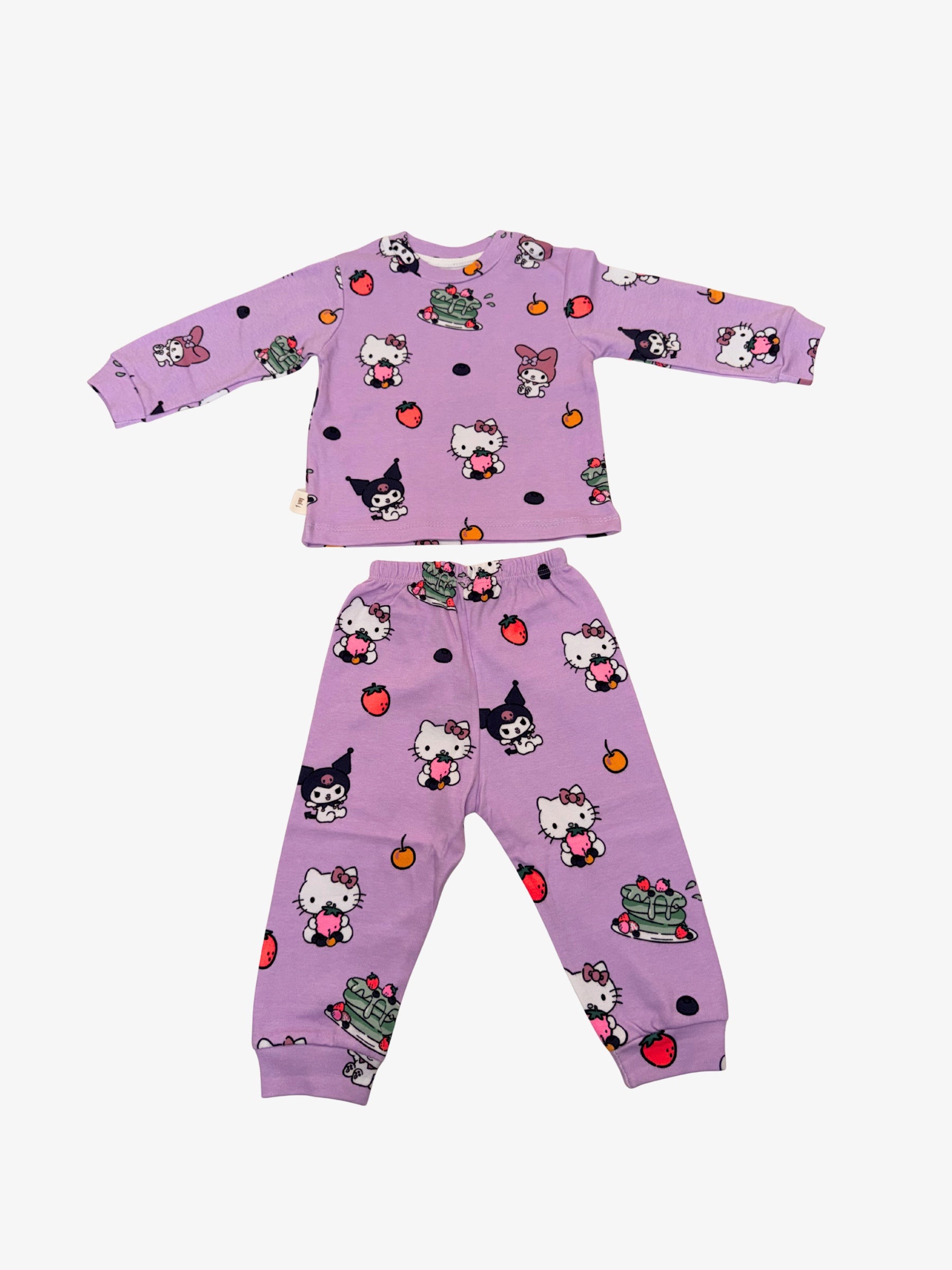 Pijama Bumbac “Kitty”, Mov