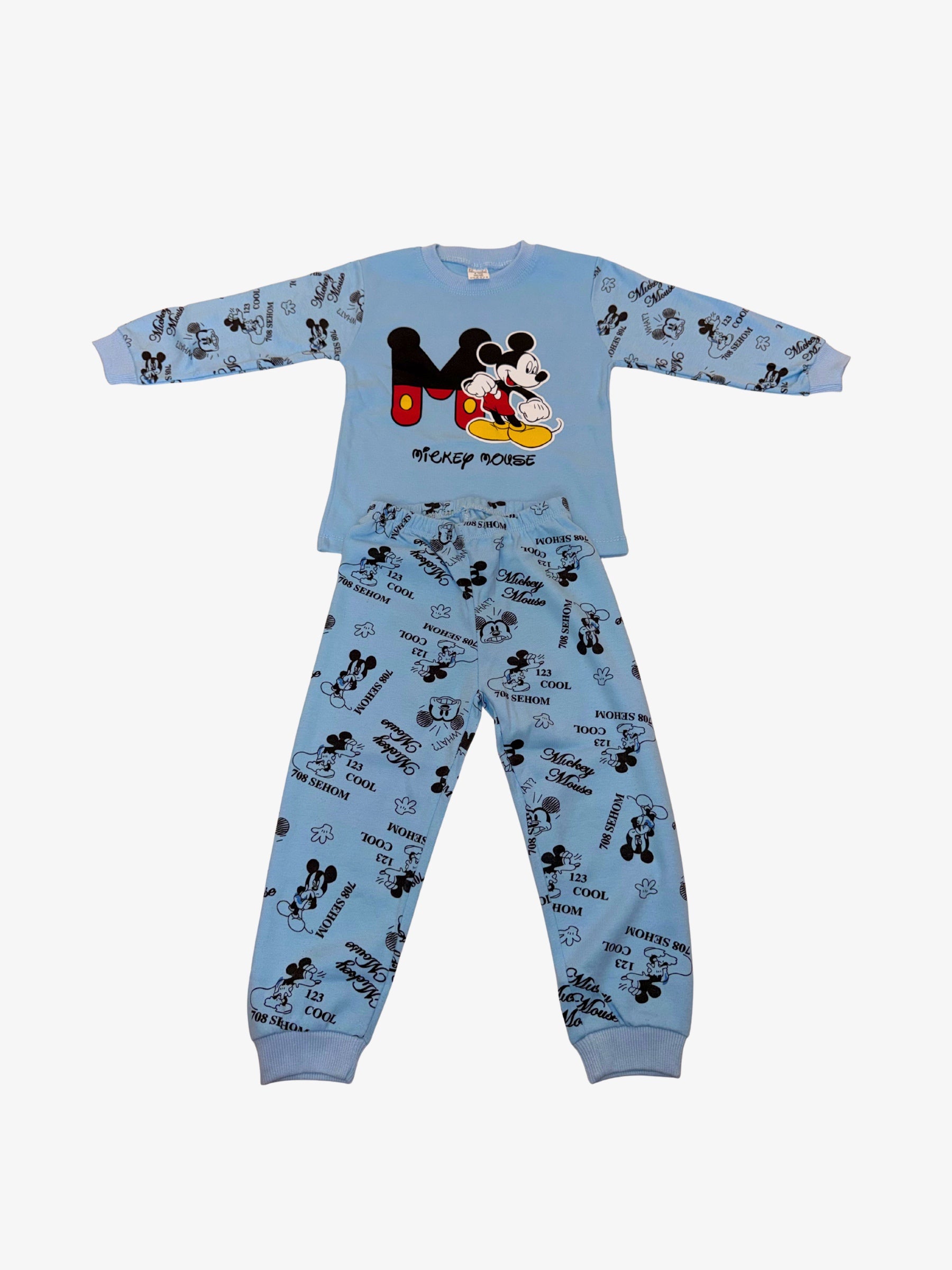 Pijama Bumbac “Mickey”, Albastru