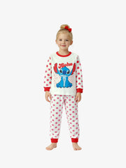 Pijama Confortabila “Stitch”, Rosu
